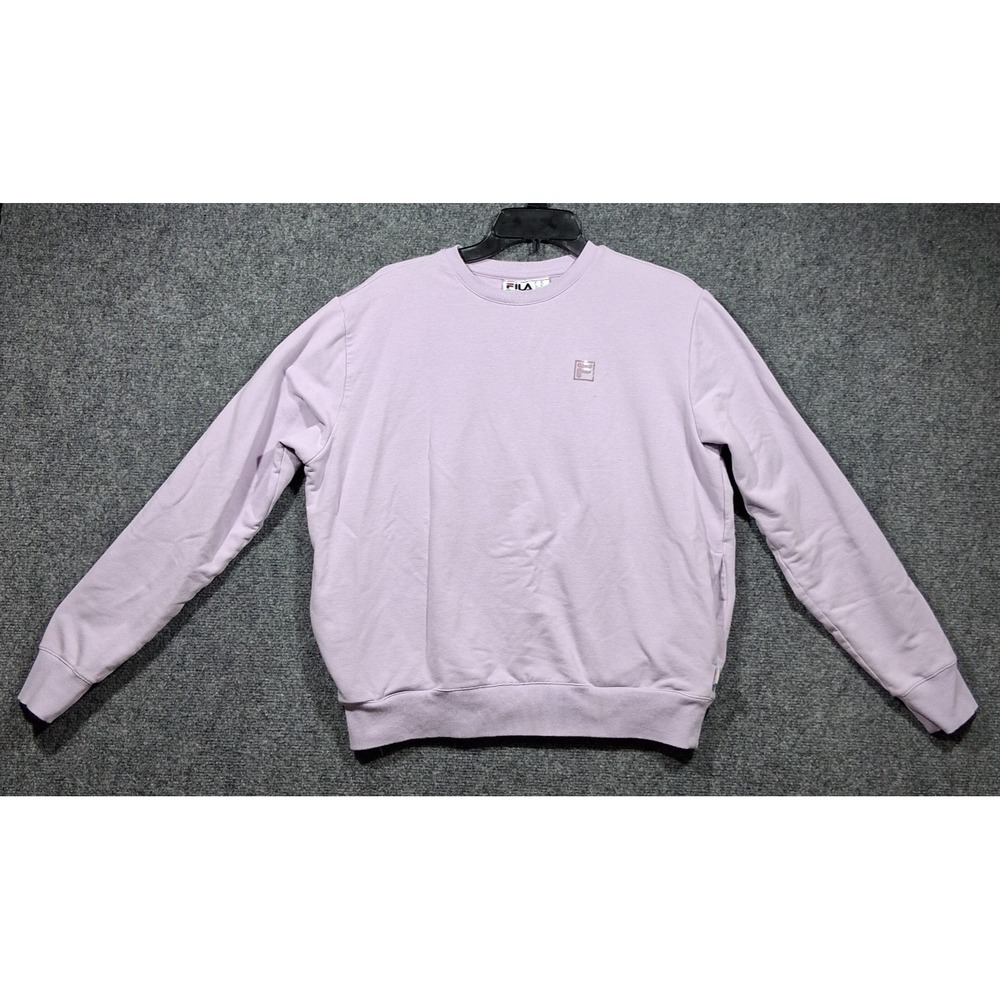 Fila Womens Lavender Purple Crew Neck‎ Pullover Sweatshirt Size Medium